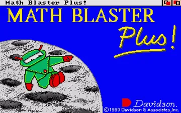 Math Blaster Plus! screen shot title